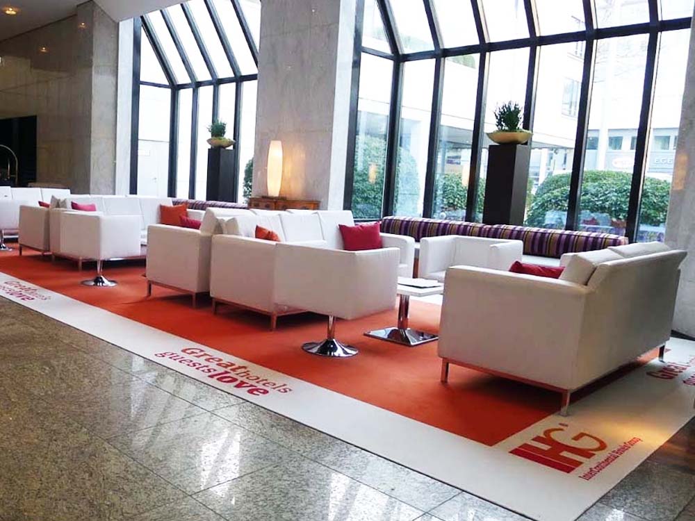 Branded hotel floormat