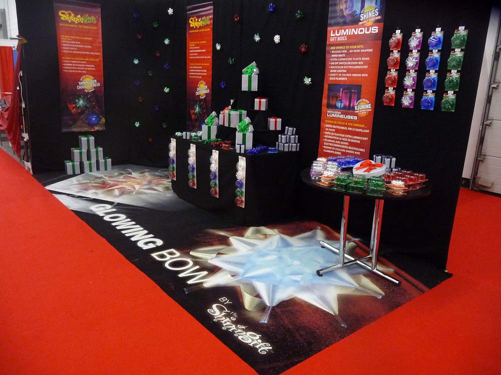 Promo carpet for exhibition stand