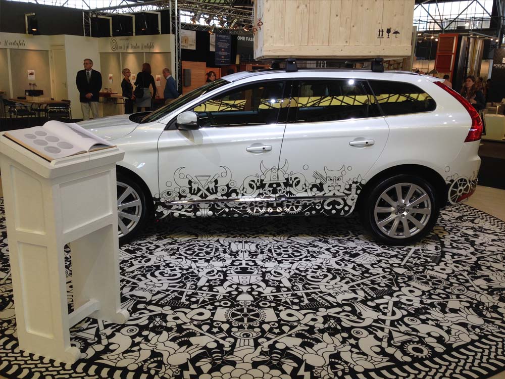 Automotive promo floormat